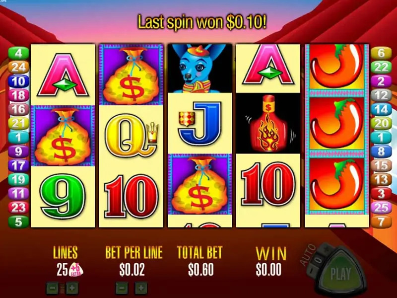 bet per line slot game