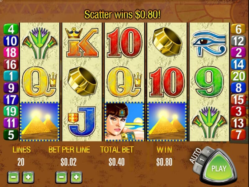 Queen of the Nile slot Review
